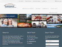 Tablet Screenshot of parasol.org